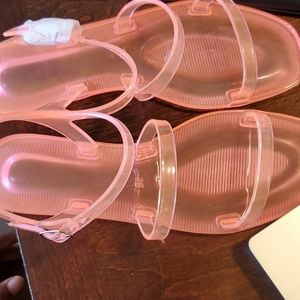 Womens jelly flat sandal